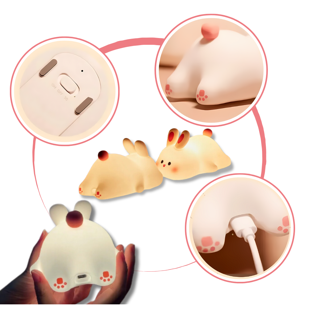 Cozy Adorable Bunny Night Light
