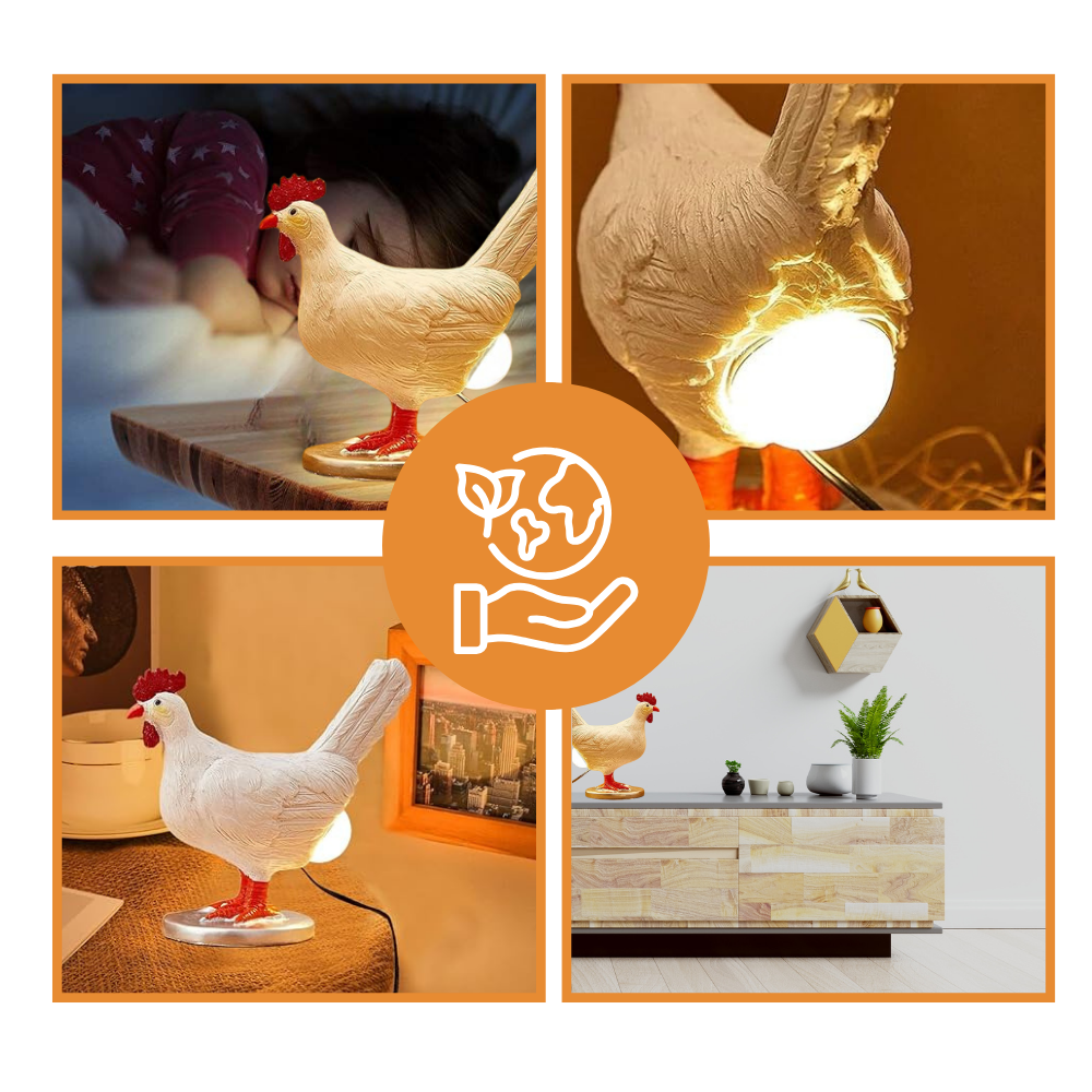 Cozy Chicken Egg Lamp