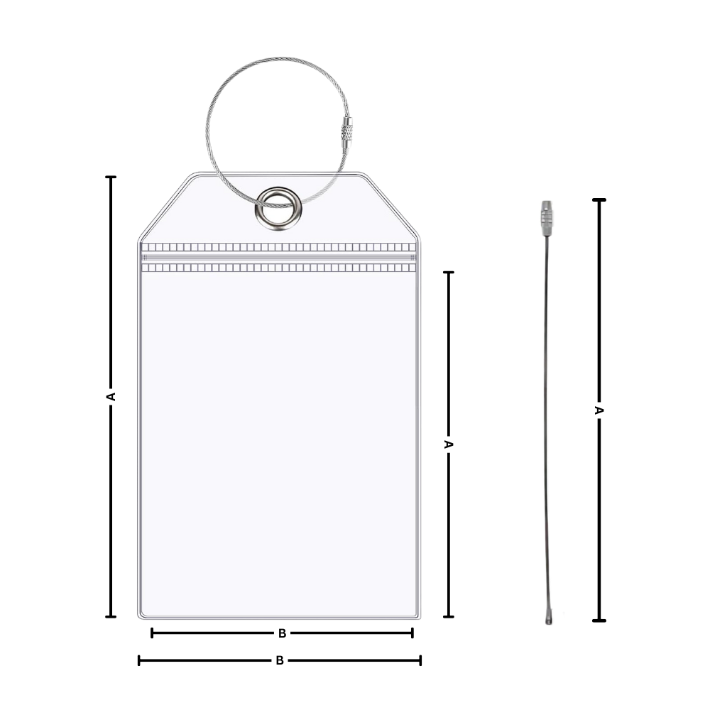 Custom Waterproof Luggage Tag