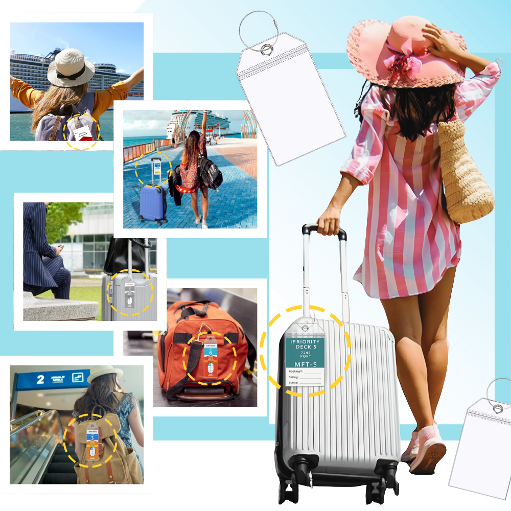 Custom Waterproof Luggage Tag