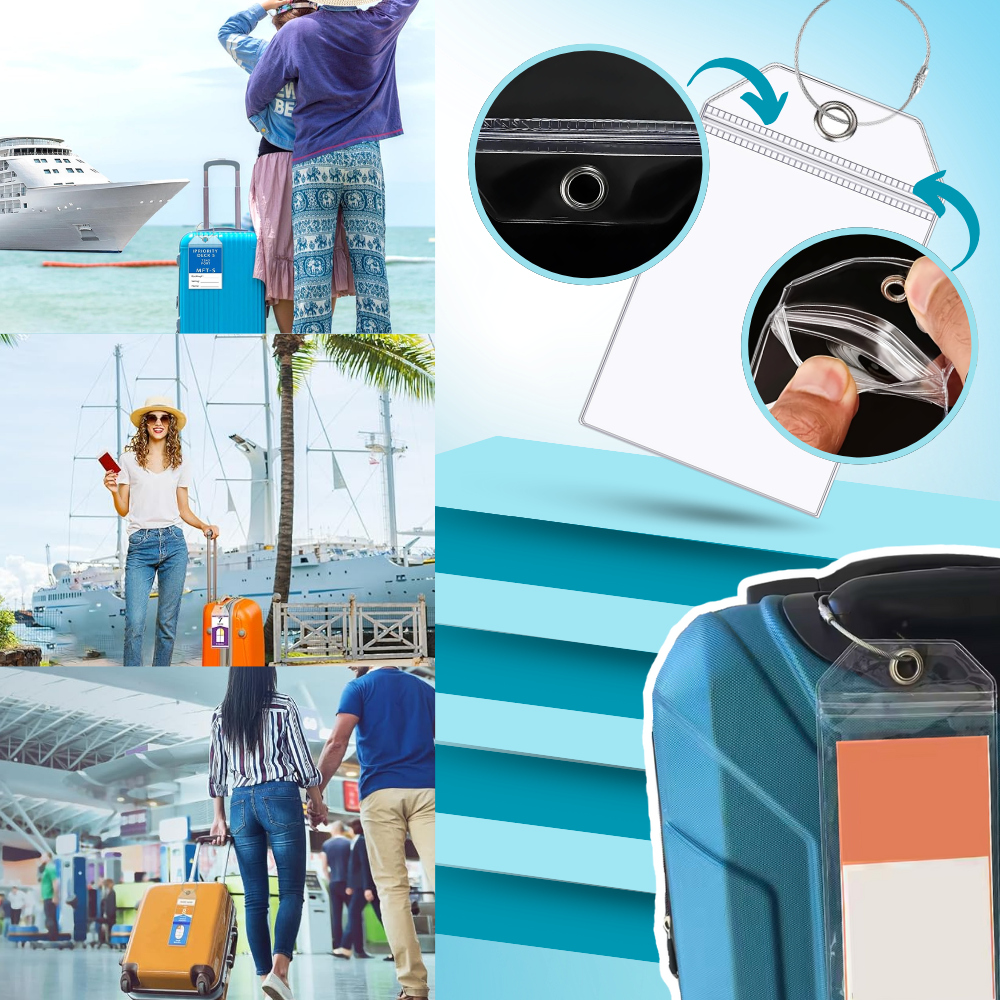 Custom Waterproof Luggage Tag