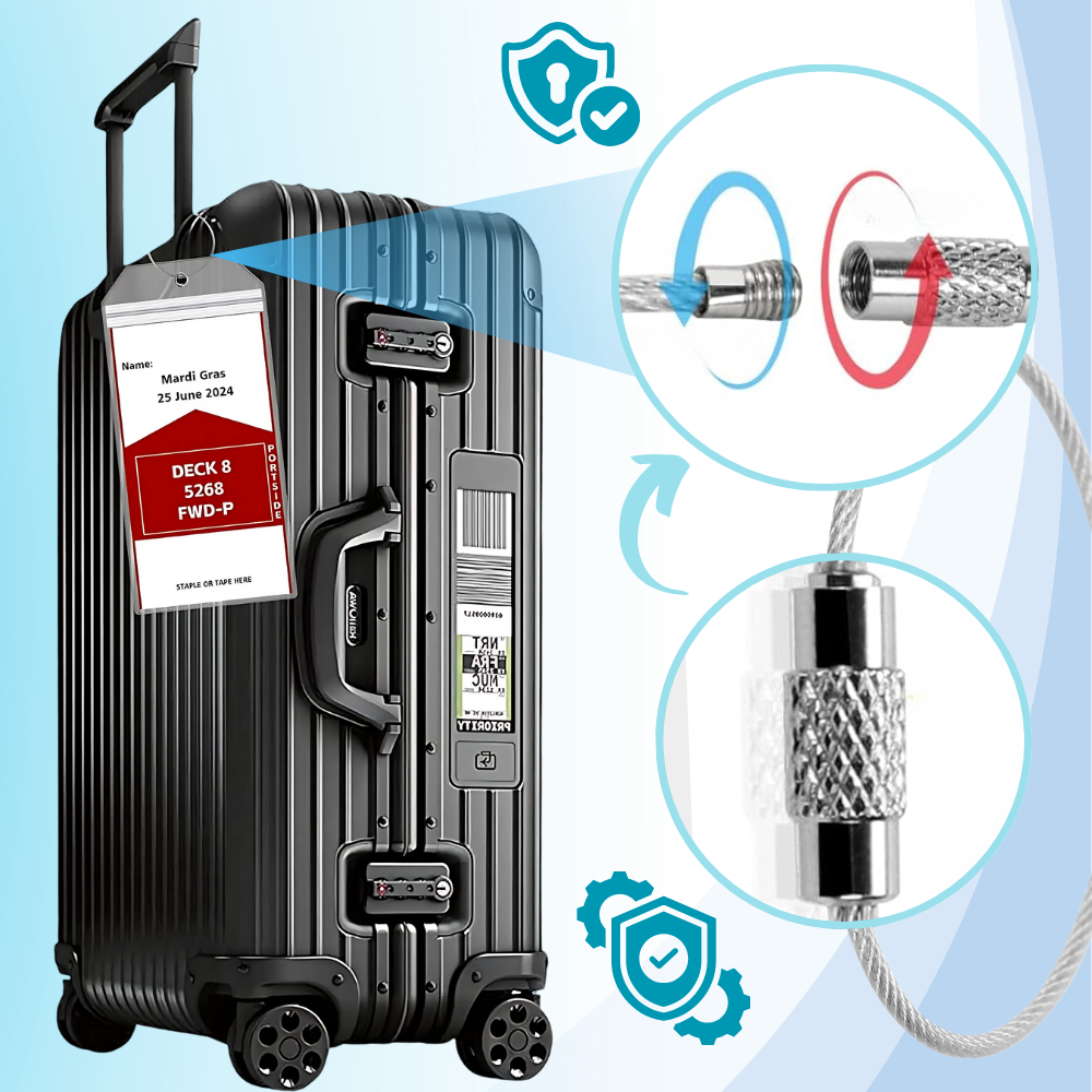 Custom Waterproof Luggage Tag