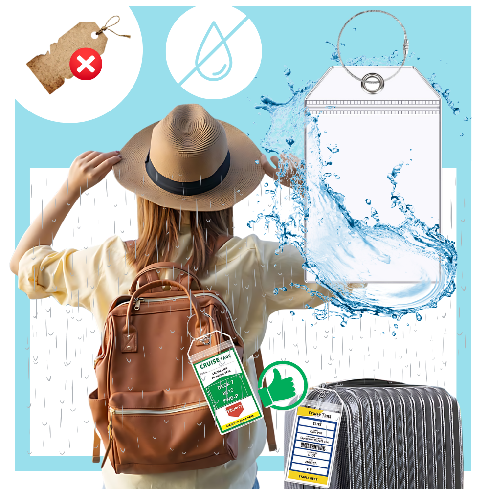 Custom Waterproof Luggage Tag