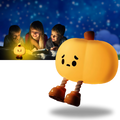 Cute Sad Pumpkin Night Light