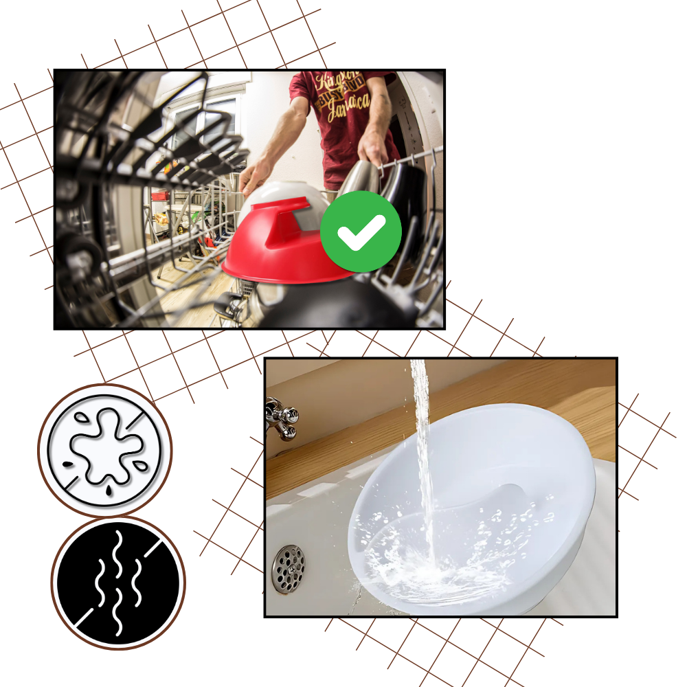 Dry-Wet Separation Cereal Bowl