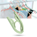 Dual-Size Foldable Clothes Hangers