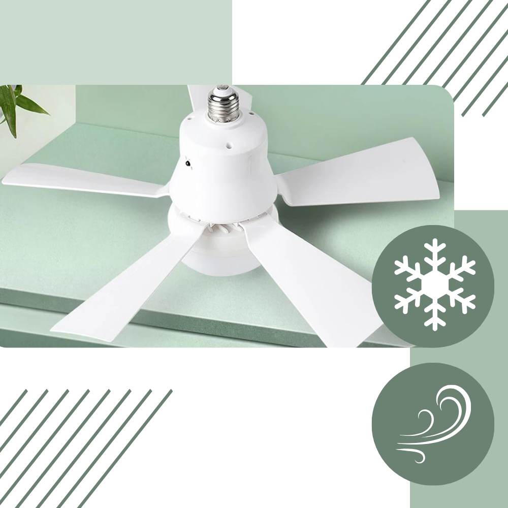 E27 Socket Fan Light