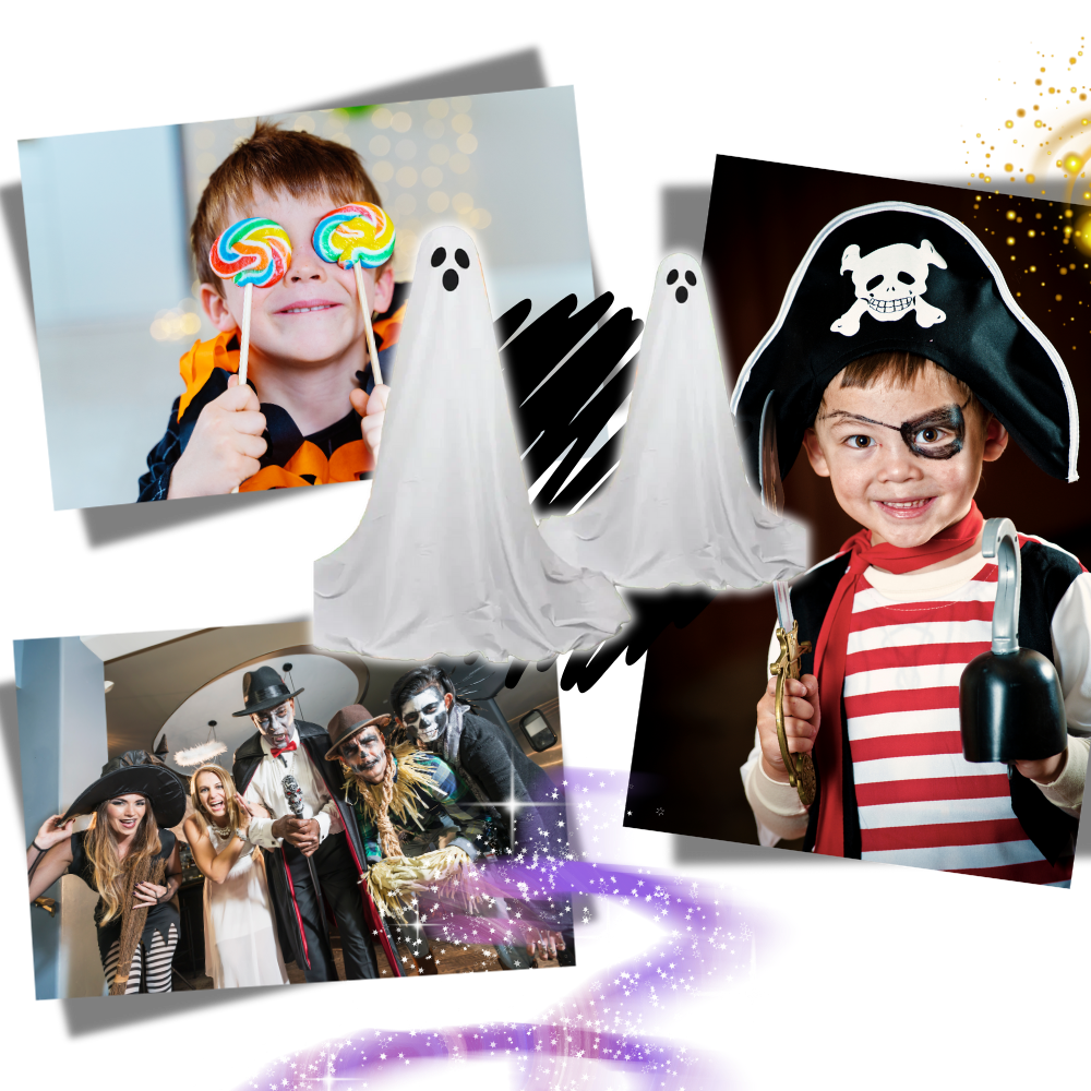 Eerie Bright Display Halloween Ghost