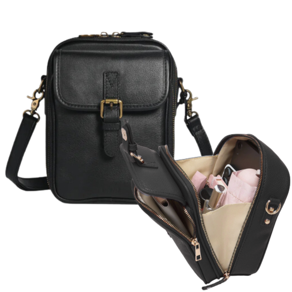 Vintage All-in-One Crossbody Bag