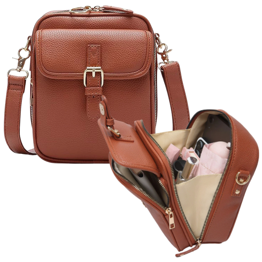 Vintage All-in-One Crossbody Bag