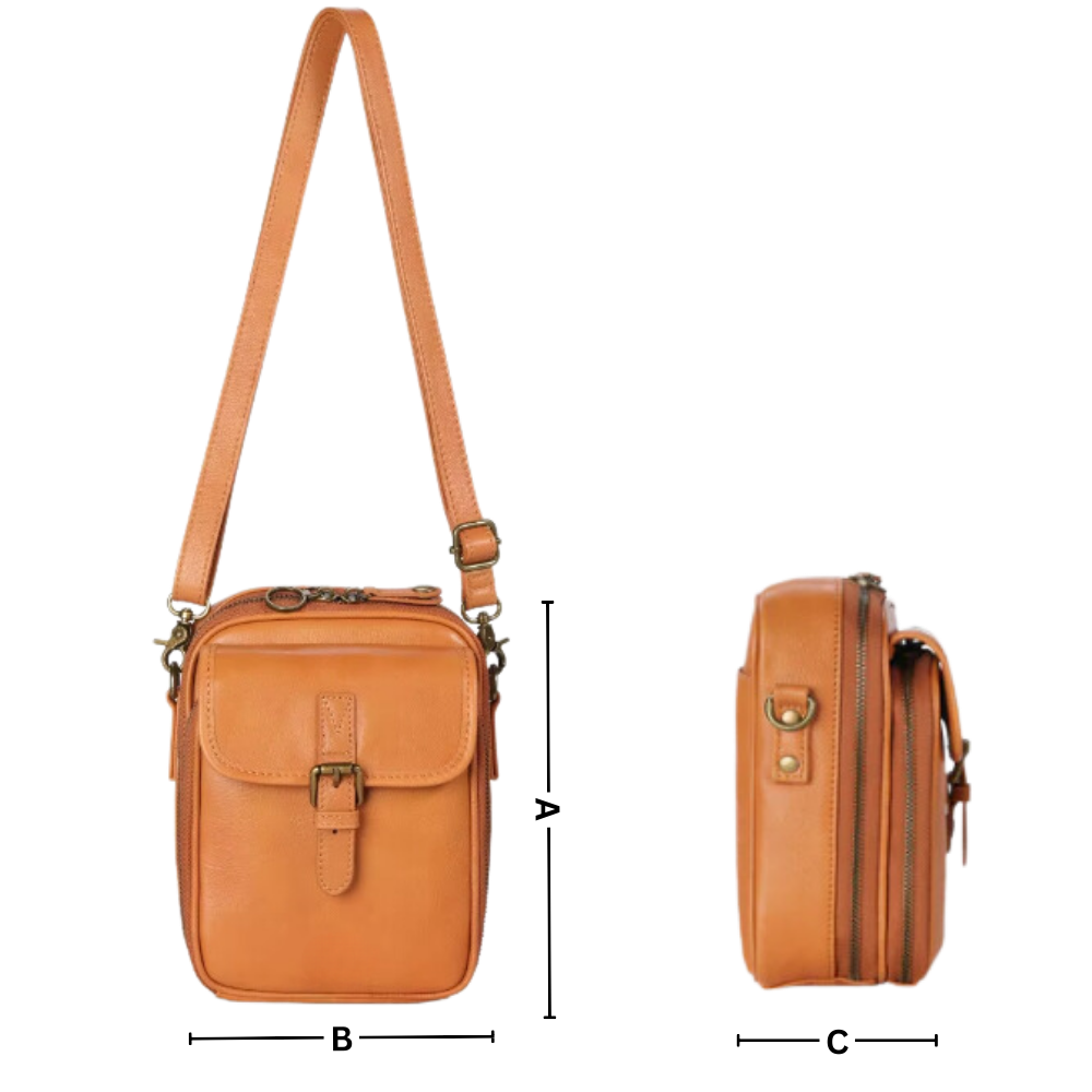 Vintage All-in-One Crossbody Bag