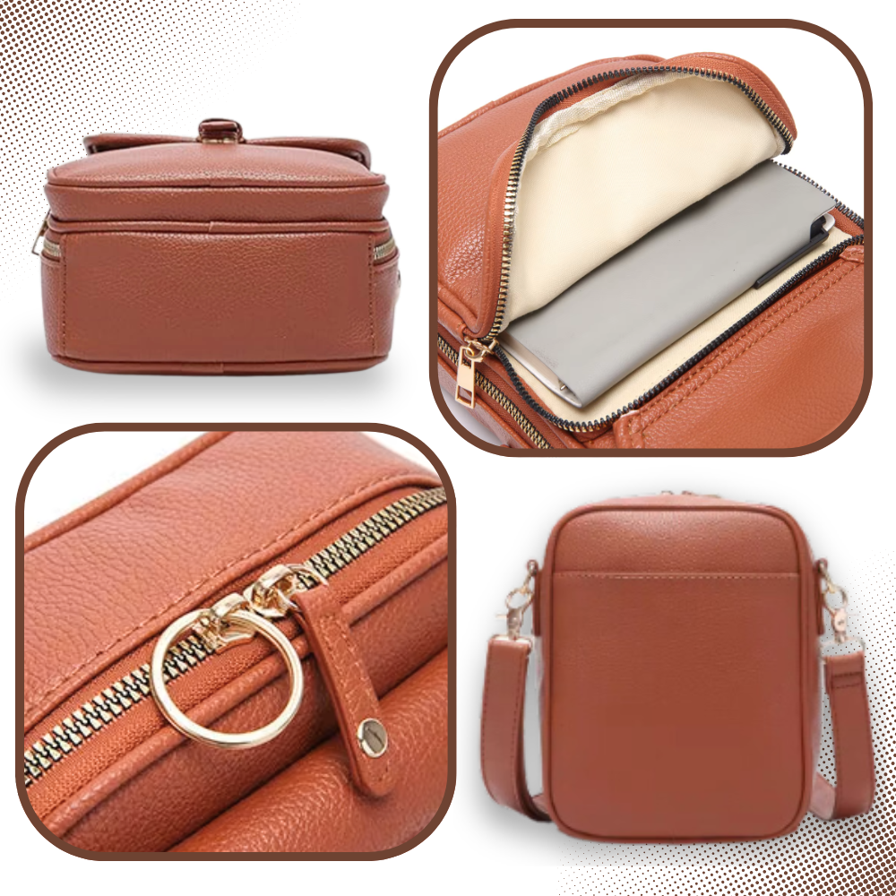Vintage All-in-One Crossbody Bag