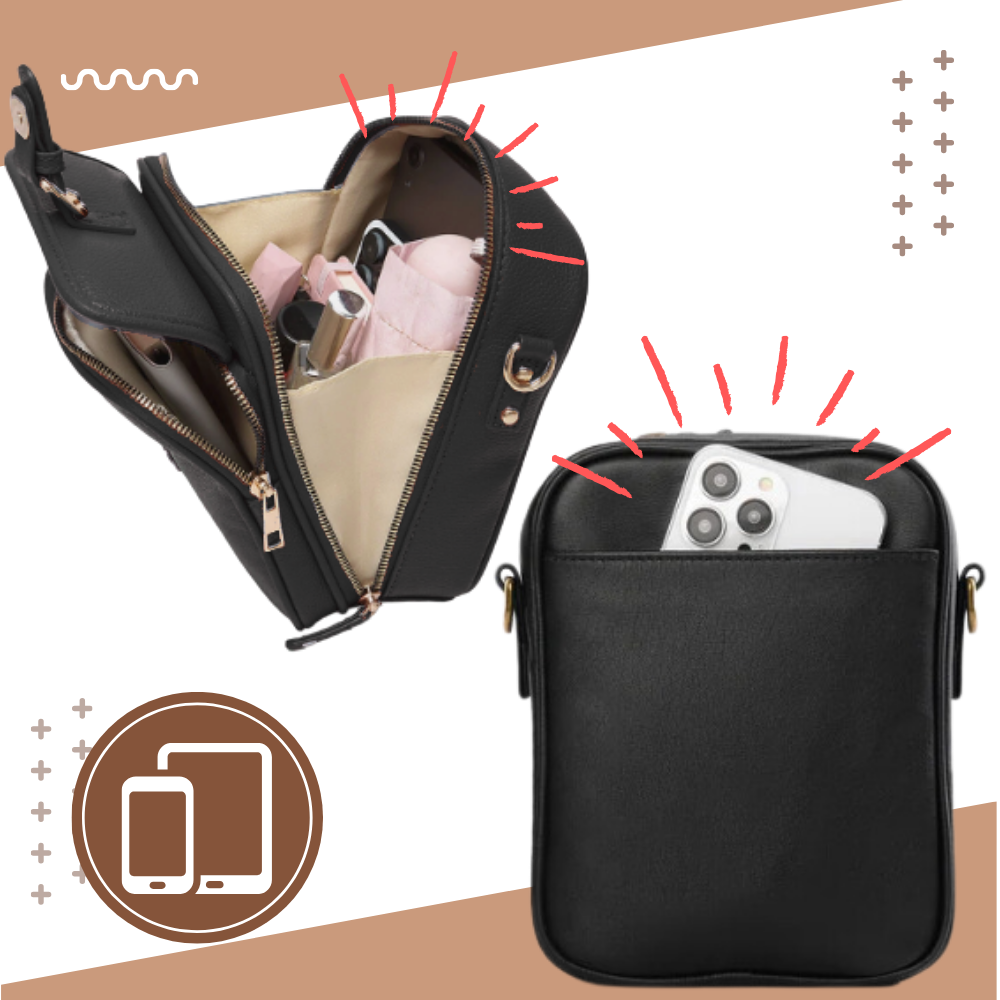 Vintage All-in-One Crossbody Bag