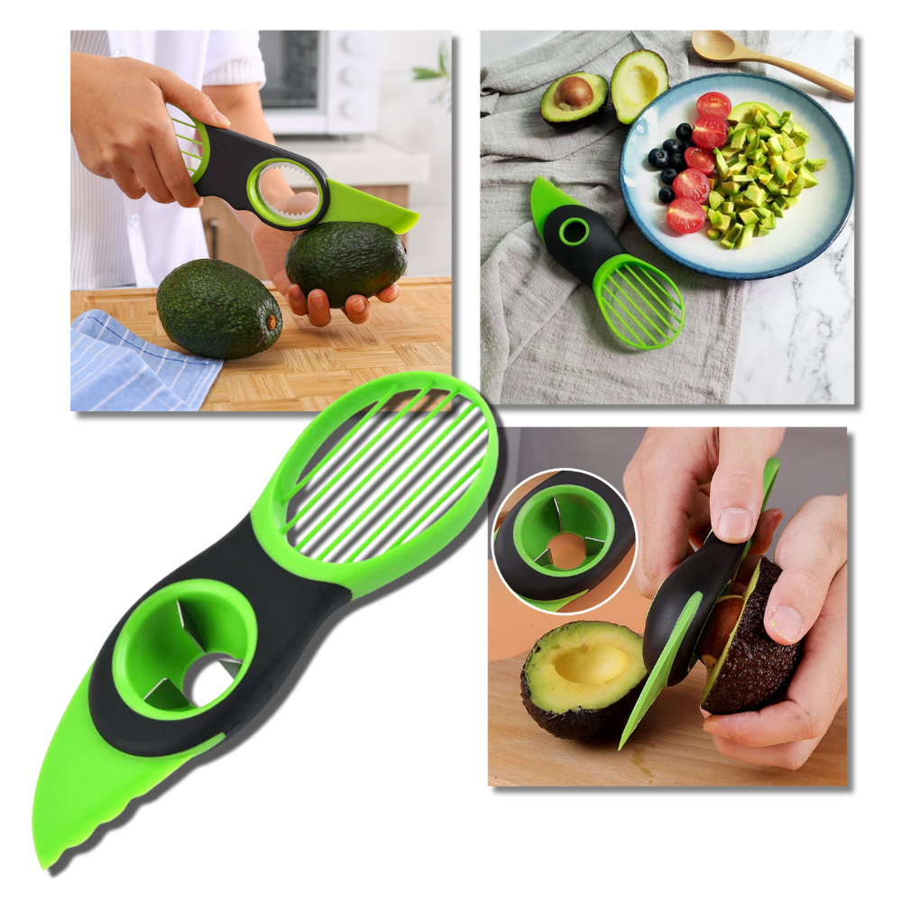 Ergonomic Multifunctional Avocado Tool