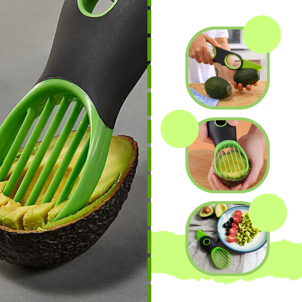 Ergonomic Multifunctional Avocado Tool