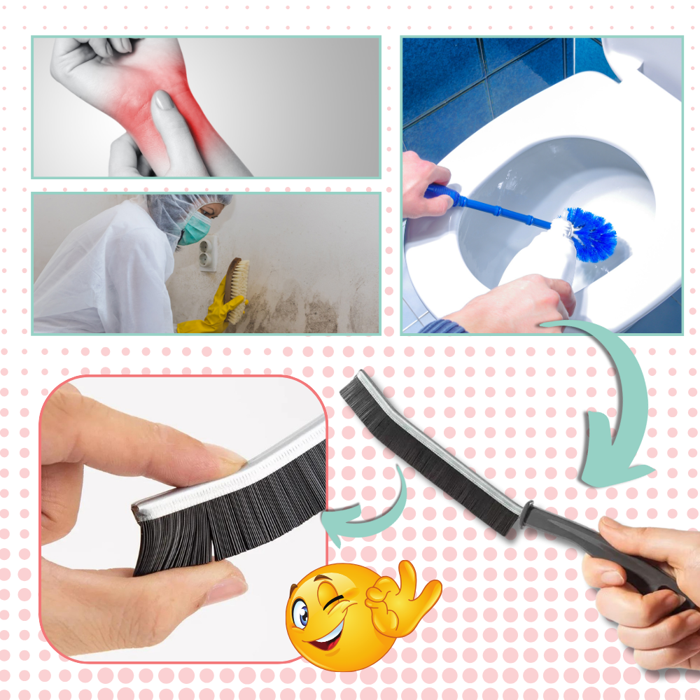 Ergonomic Soft Grout Cleaning Brush