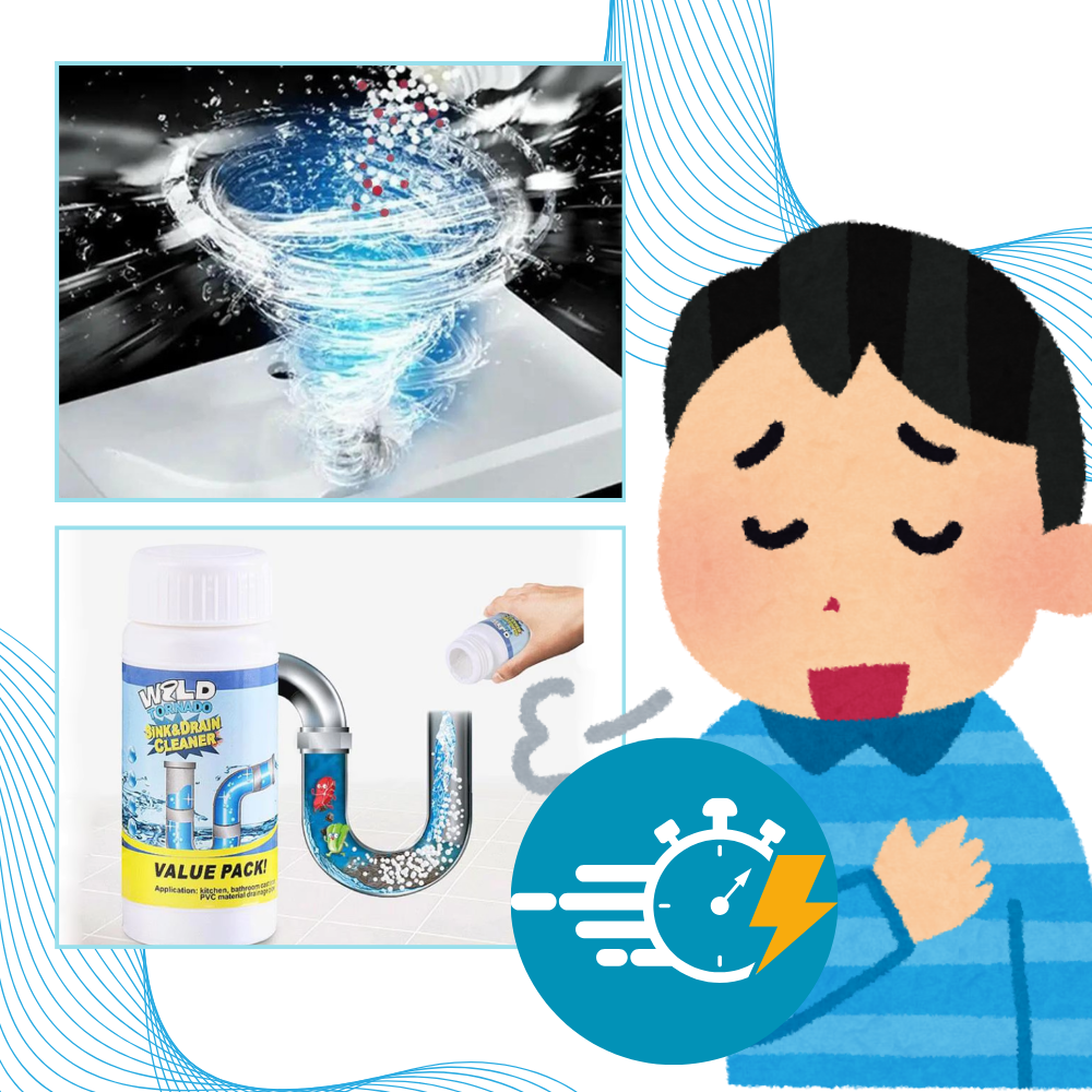 Fast-Acting Drain Blockage Cleaner