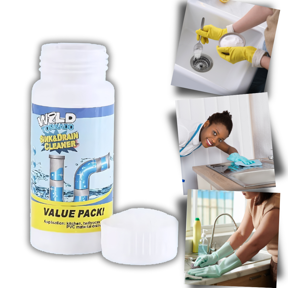 Fast-Acting Drain Blockage Cleaner