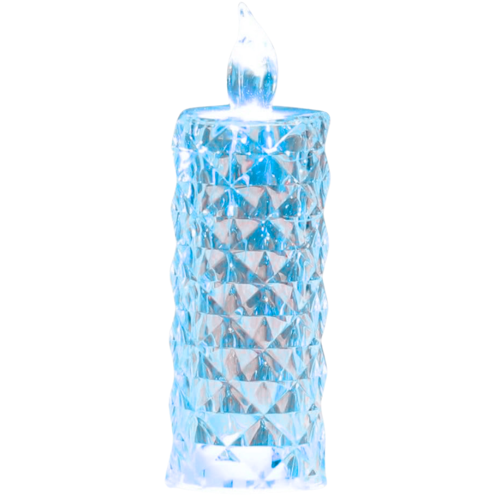 Flameless Crystal Candle Lamp