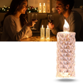 Flameless Crystal Candle Lamp