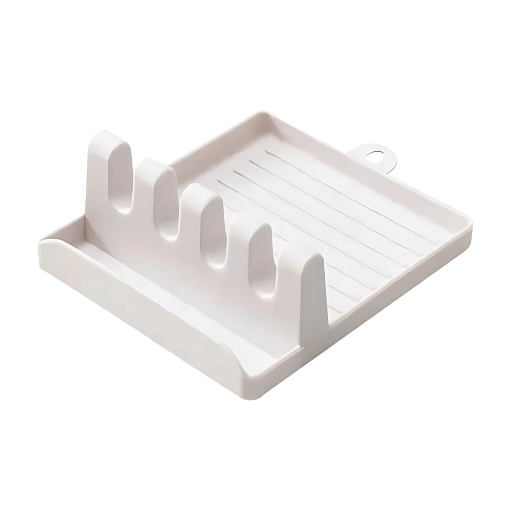 Four-Slot Non Slip Spatula Rack