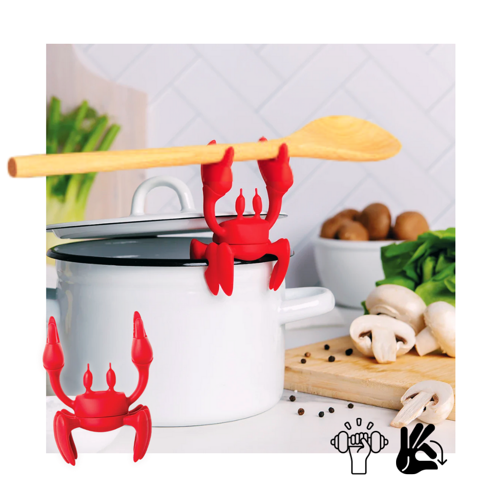 Fun Crab Non-Slip Spoon Holder