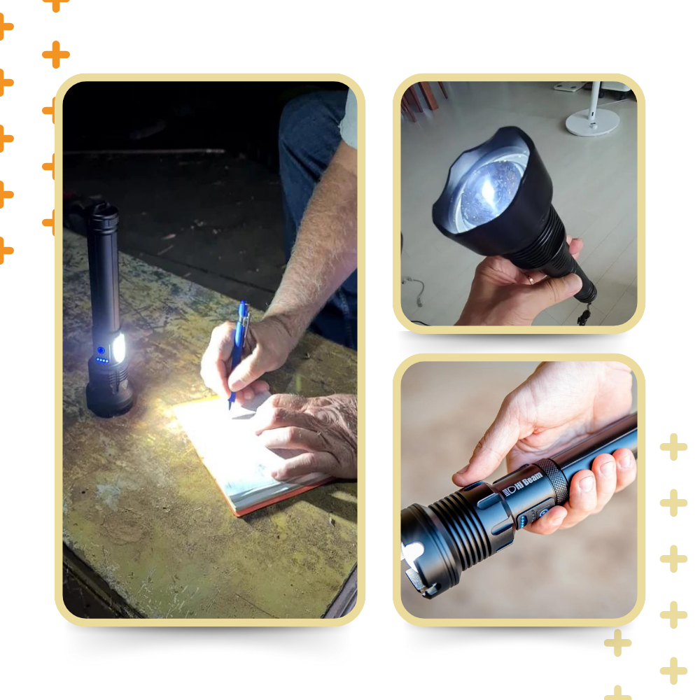 High Beam Rechargeable Led Torch