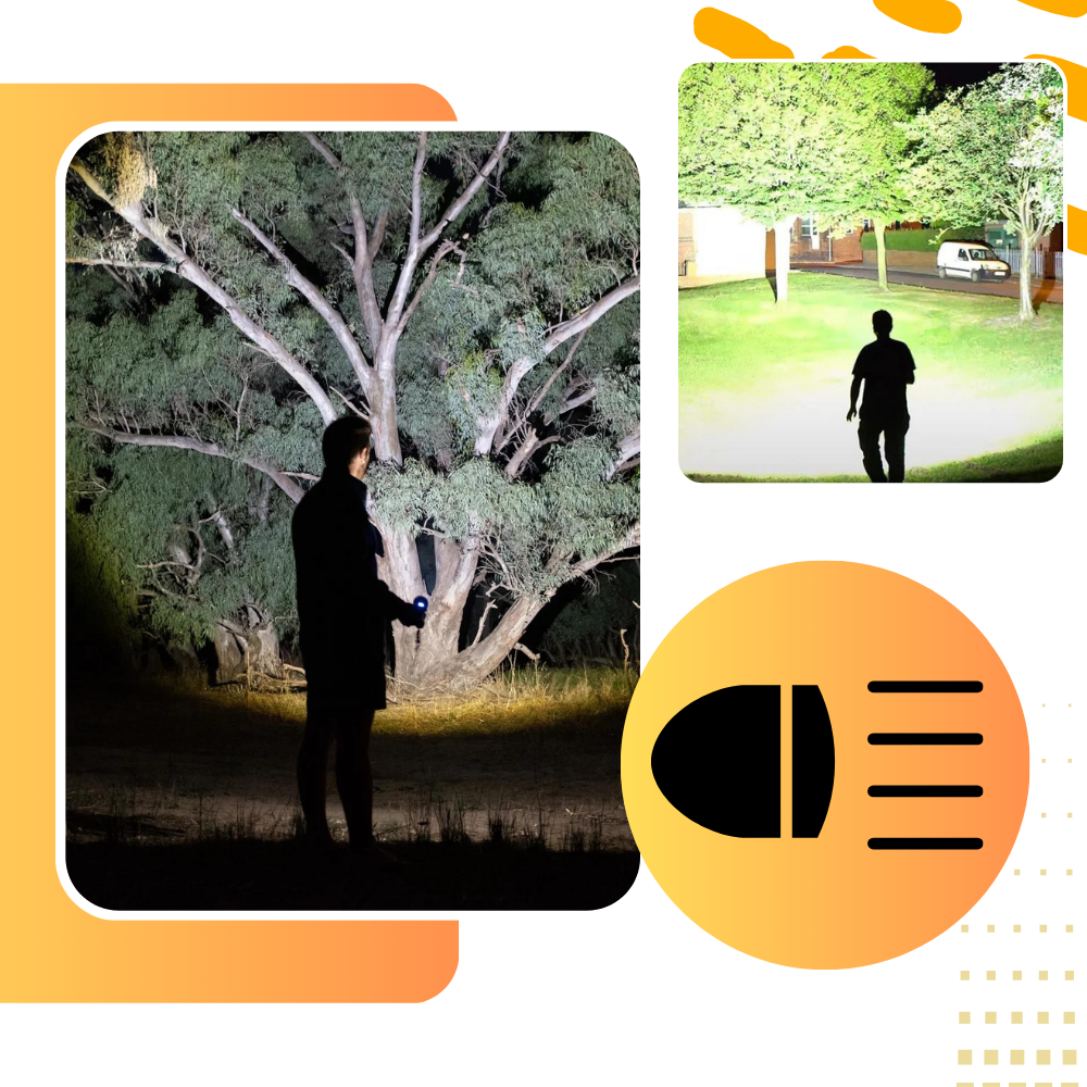 High Beam Rechargeable Led Torch