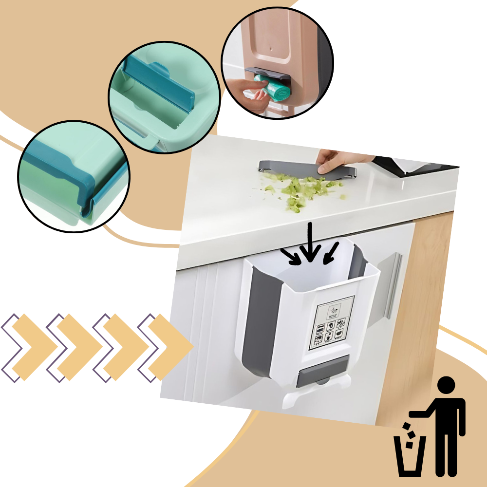 High Capacity Collapsible Trash Can