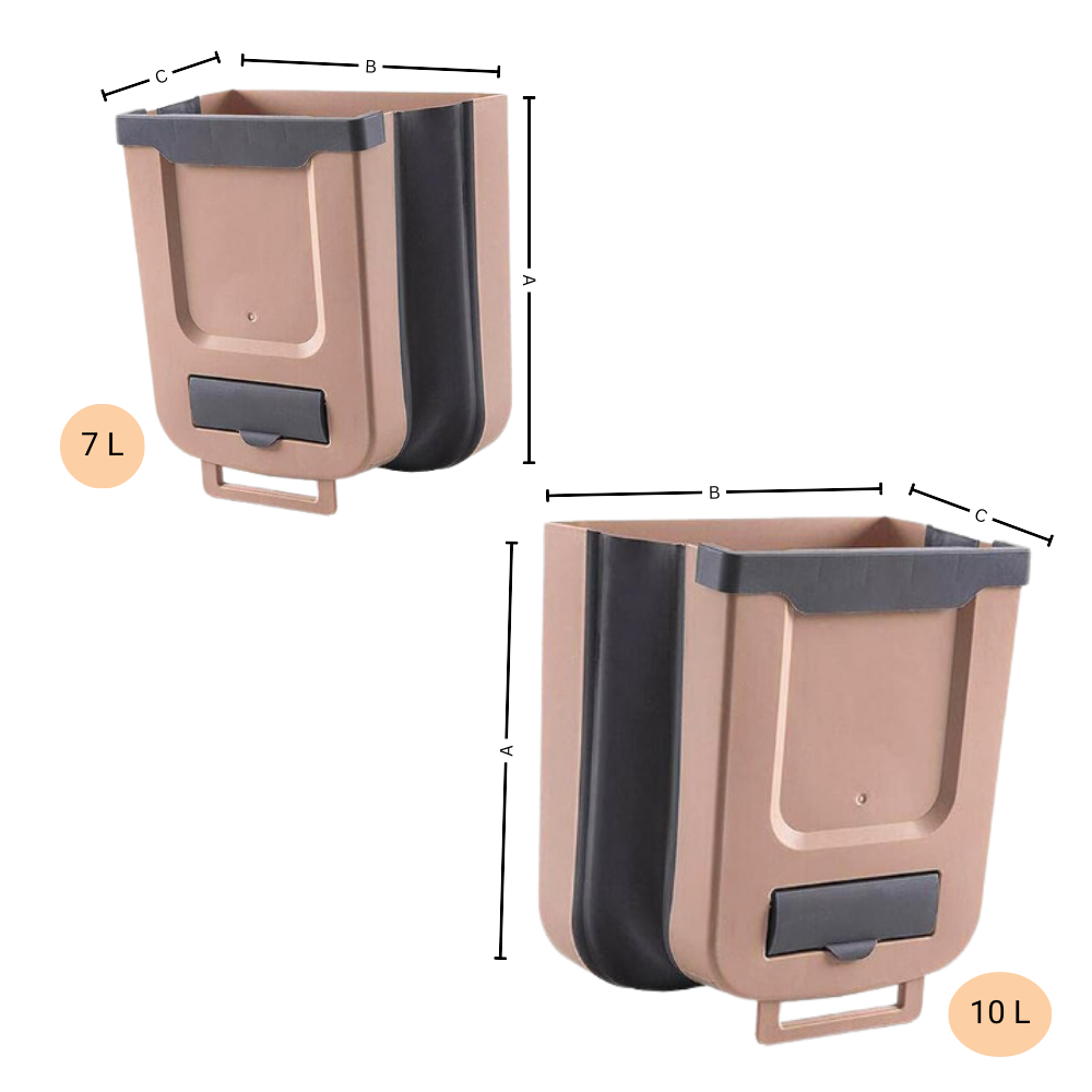 High Capacity Collapsible Trash Can