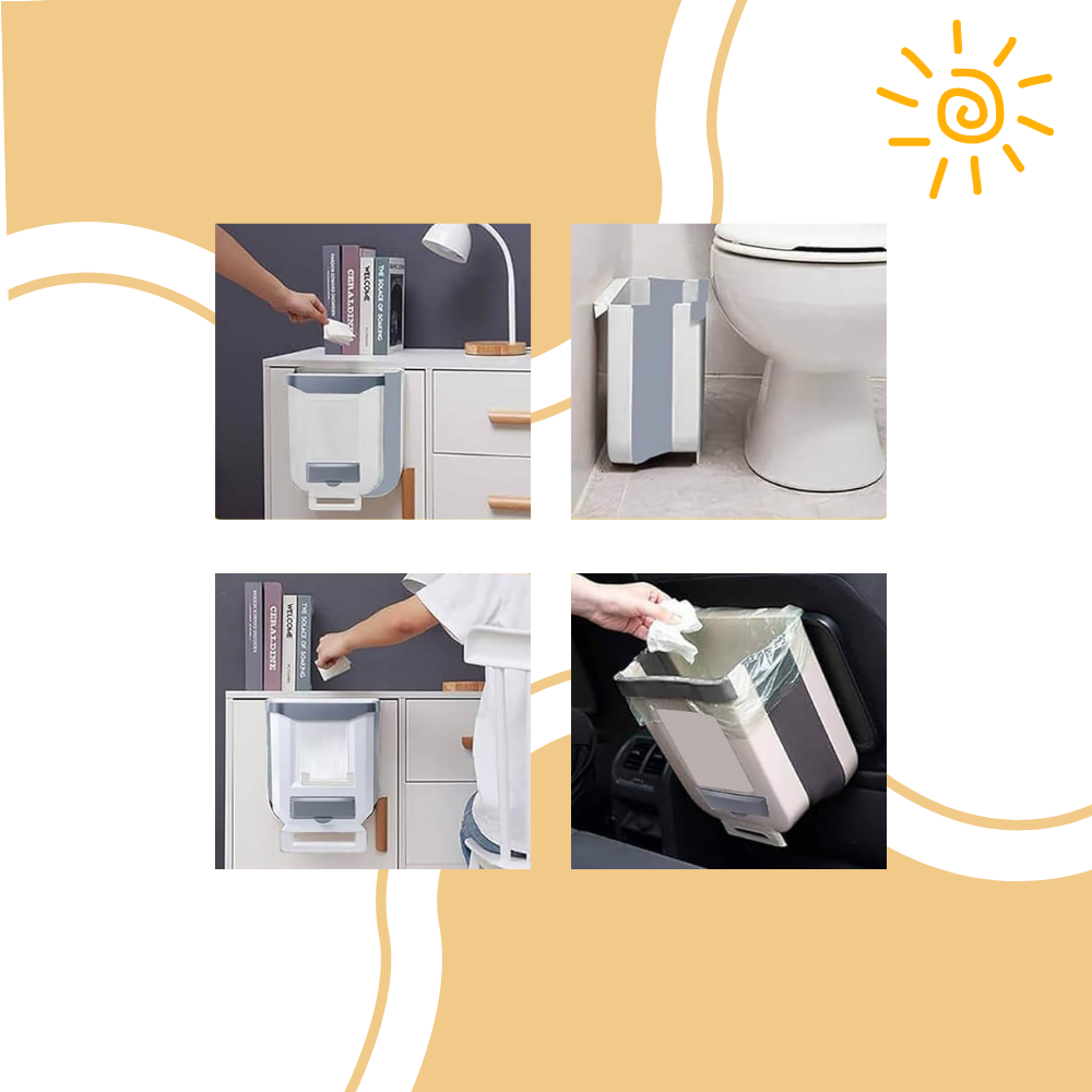 High Capacity Collapsible Trash Can