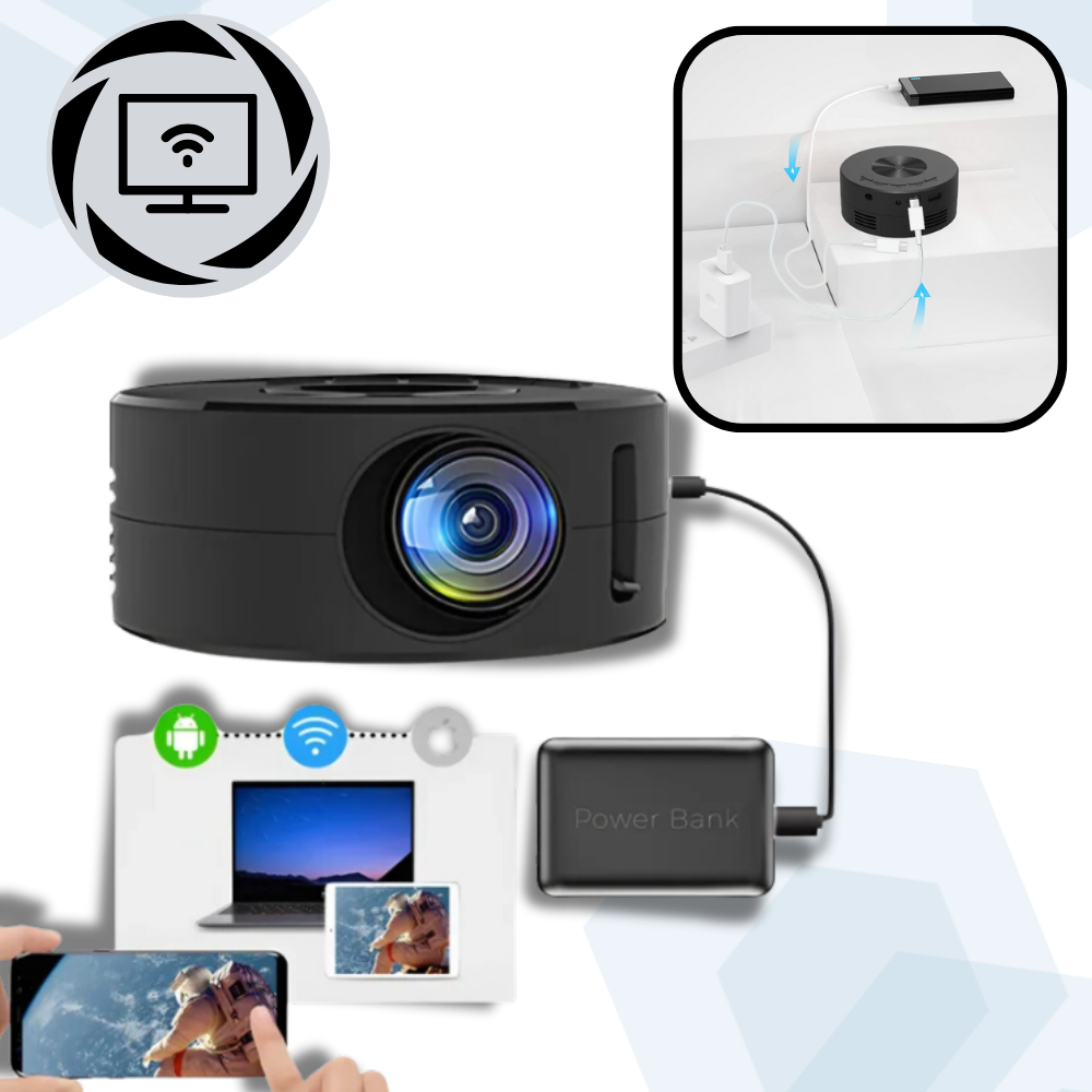 High Resolution Mini Movie Projector