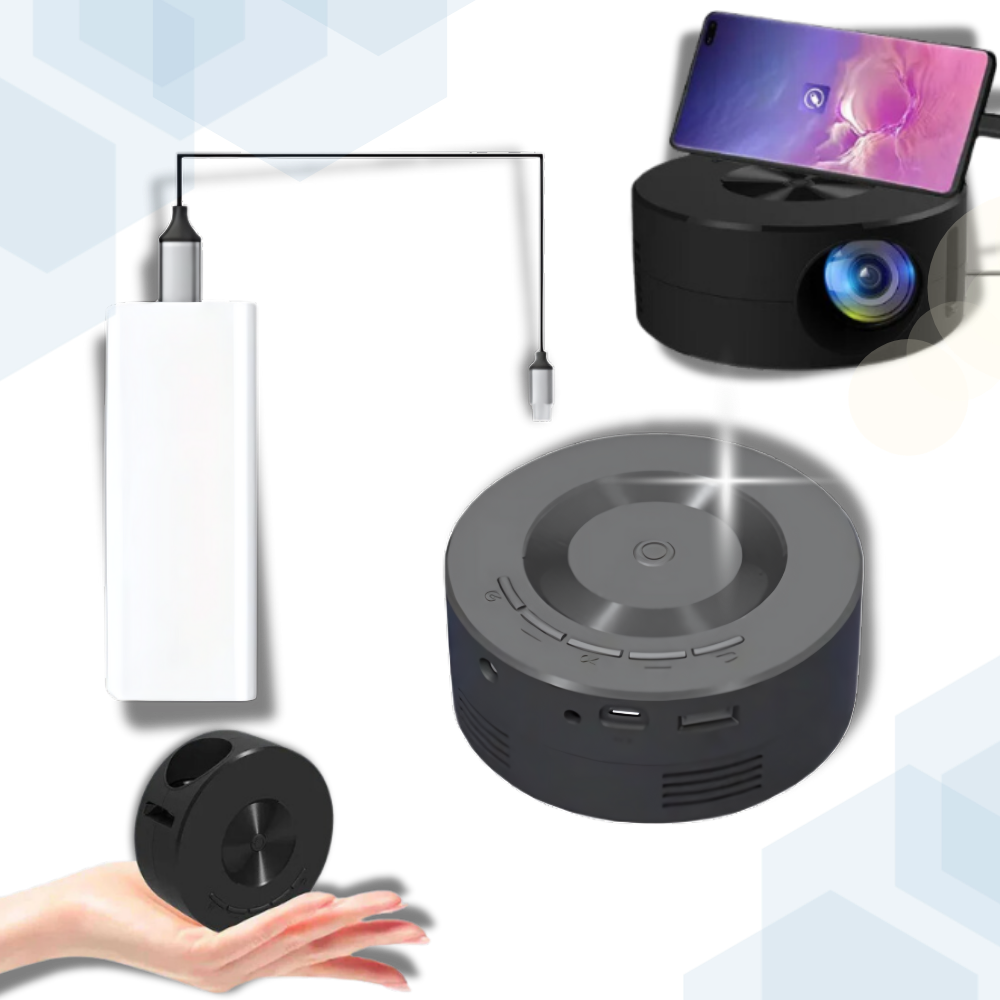 High Resolution Mini Movie Projector