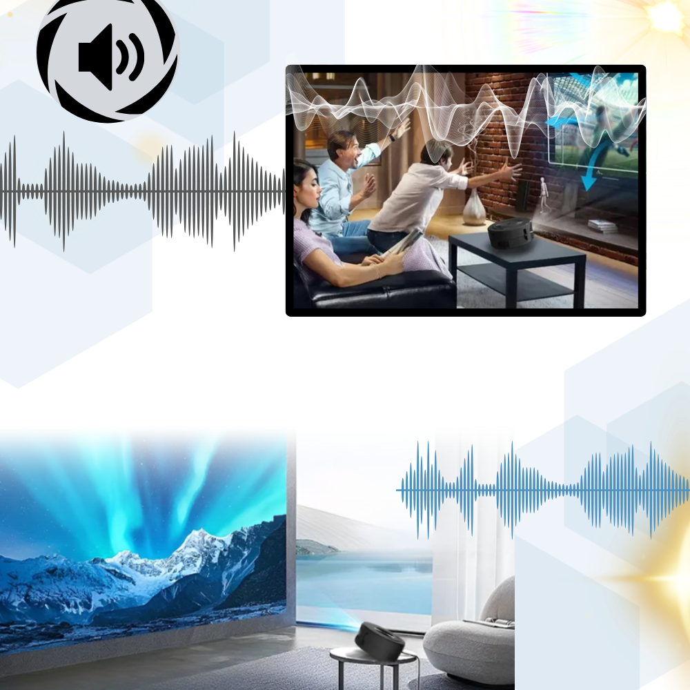 High Resolution Mini Movie Projector