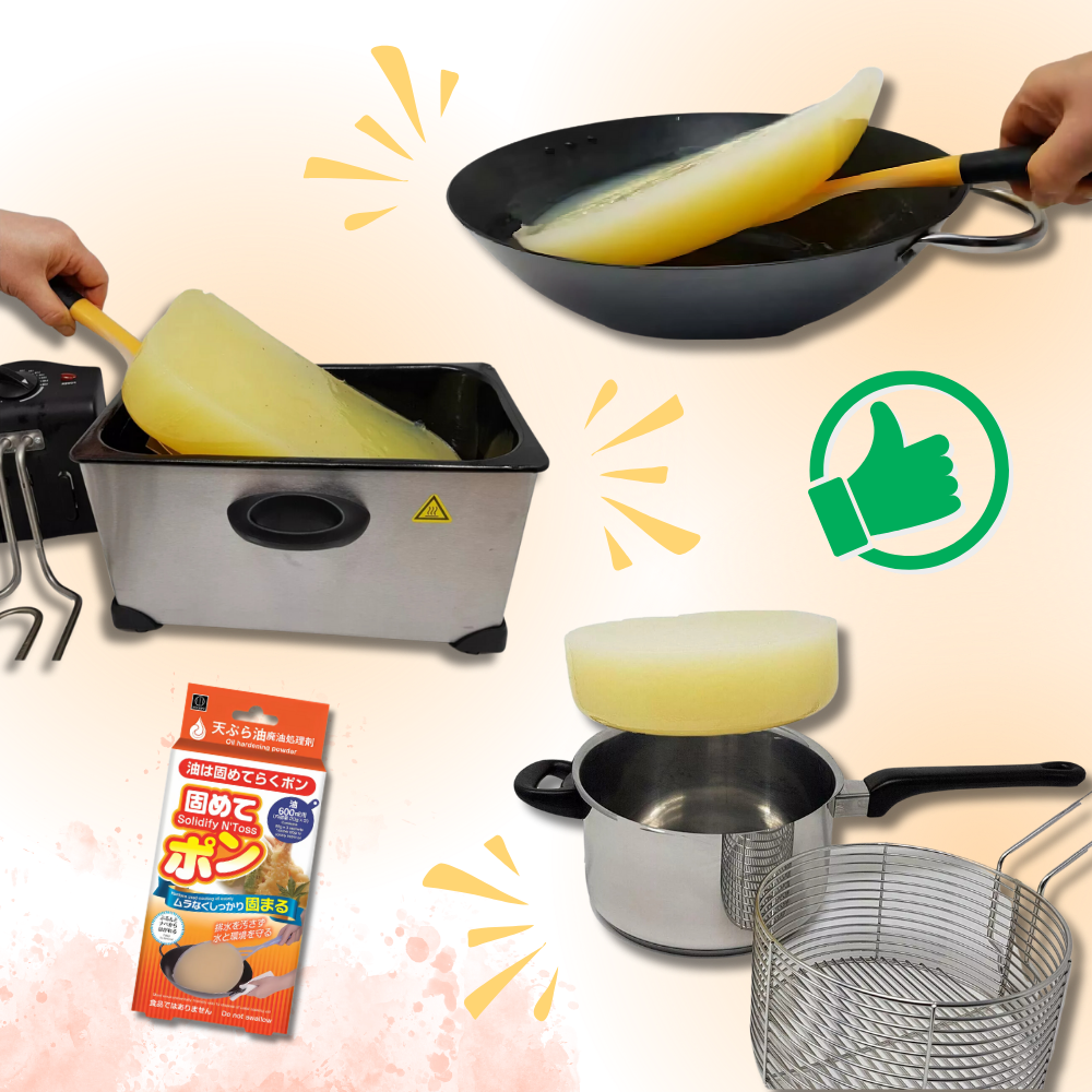 Hygienic Cooking Oil Solidifier