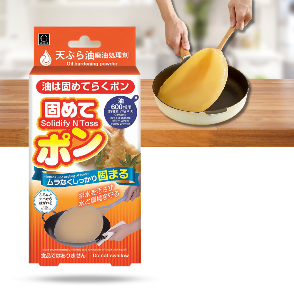 Hygienic Cooking Oil Solidifier