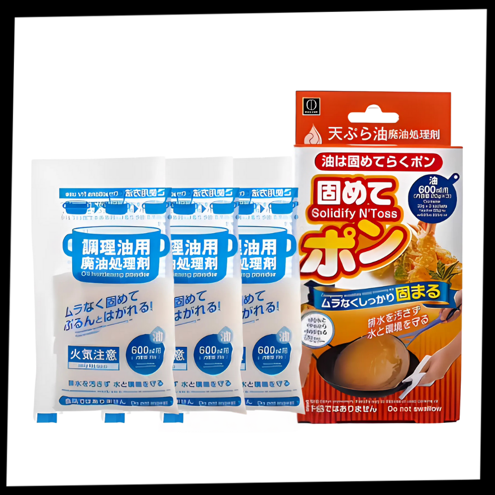 Hygienic Cooking Oil Solidifier