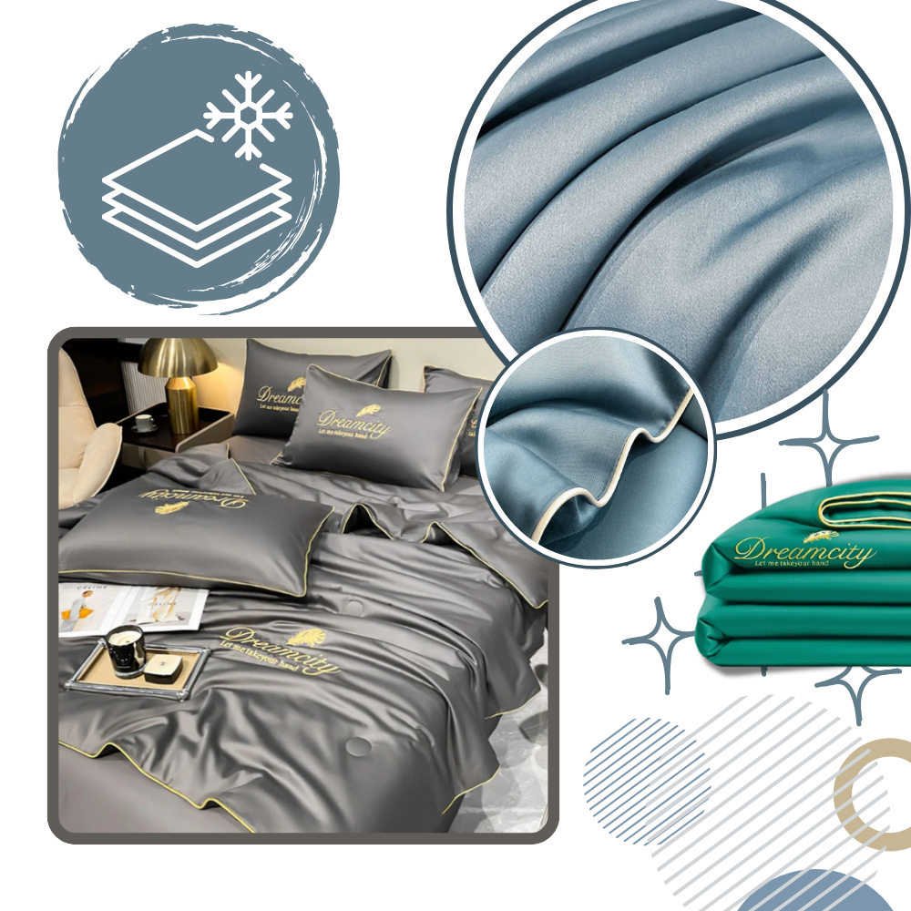 Icy Silk Soft Linen Duvet Cover