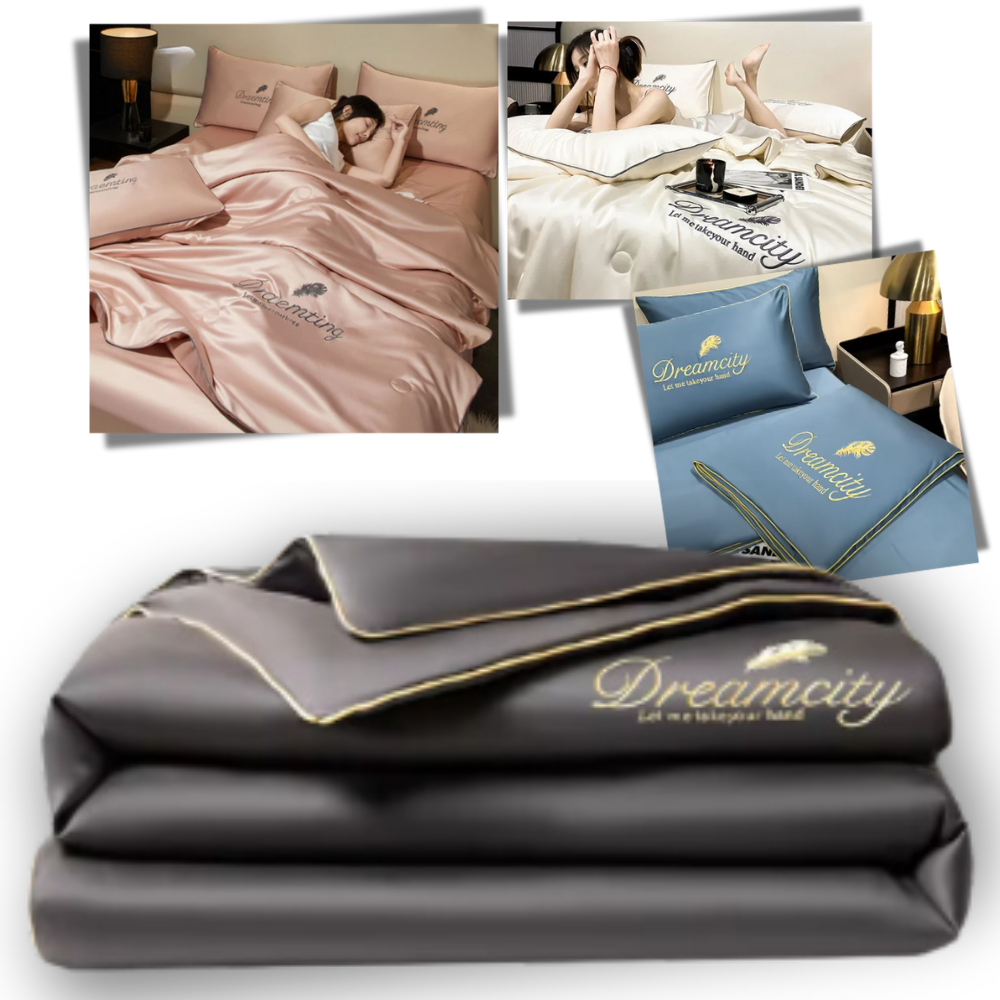 Icy Silk Soft Linen Duvet Cover