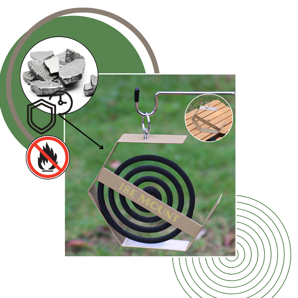 Iron Mosquito Coil Holder