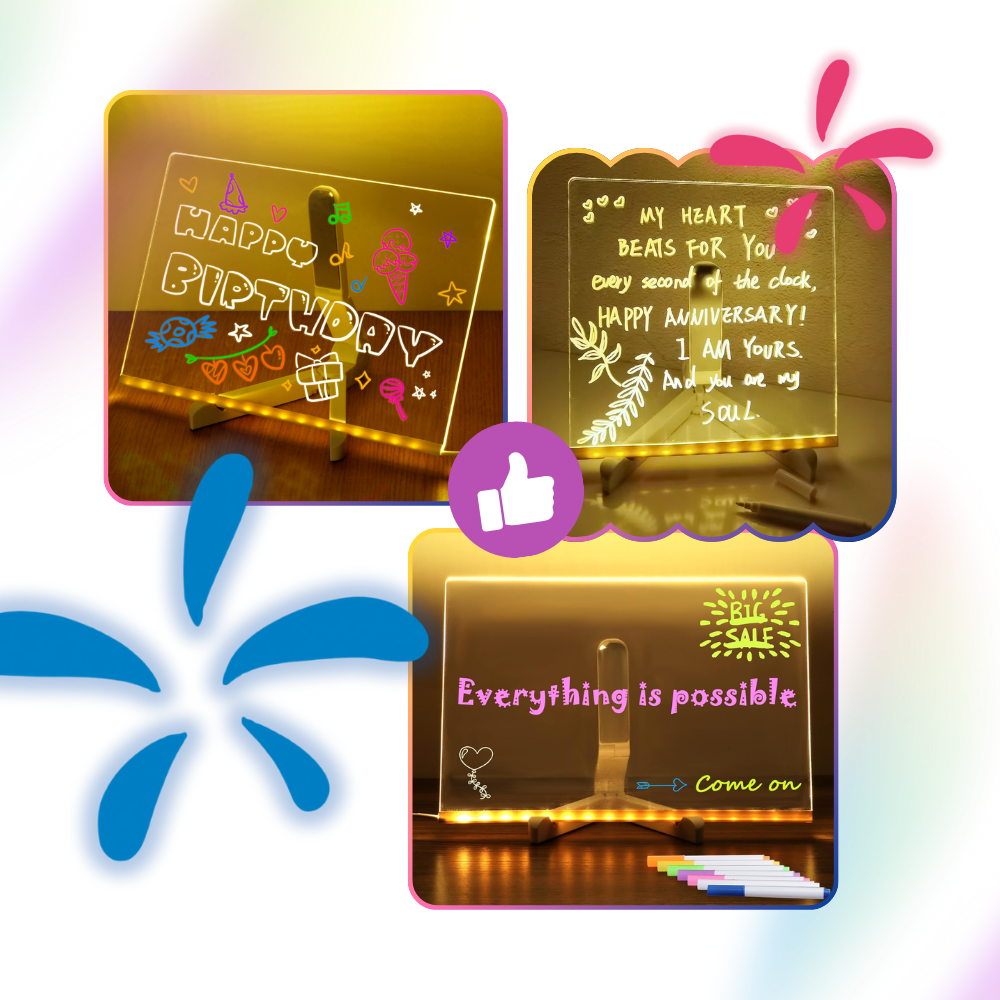 Mesmerizing LED Note Board