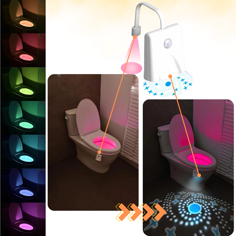 Motion Detection Toilet Light