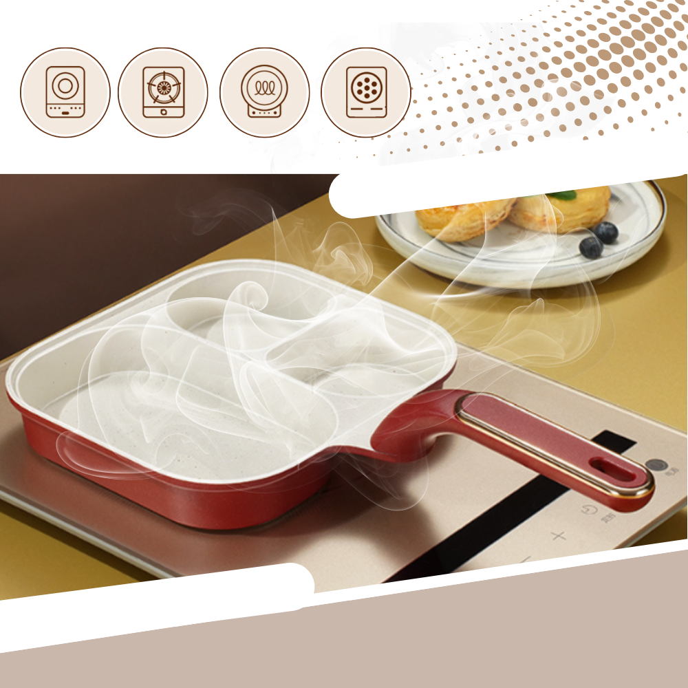 Multi-Section Cooking Pan