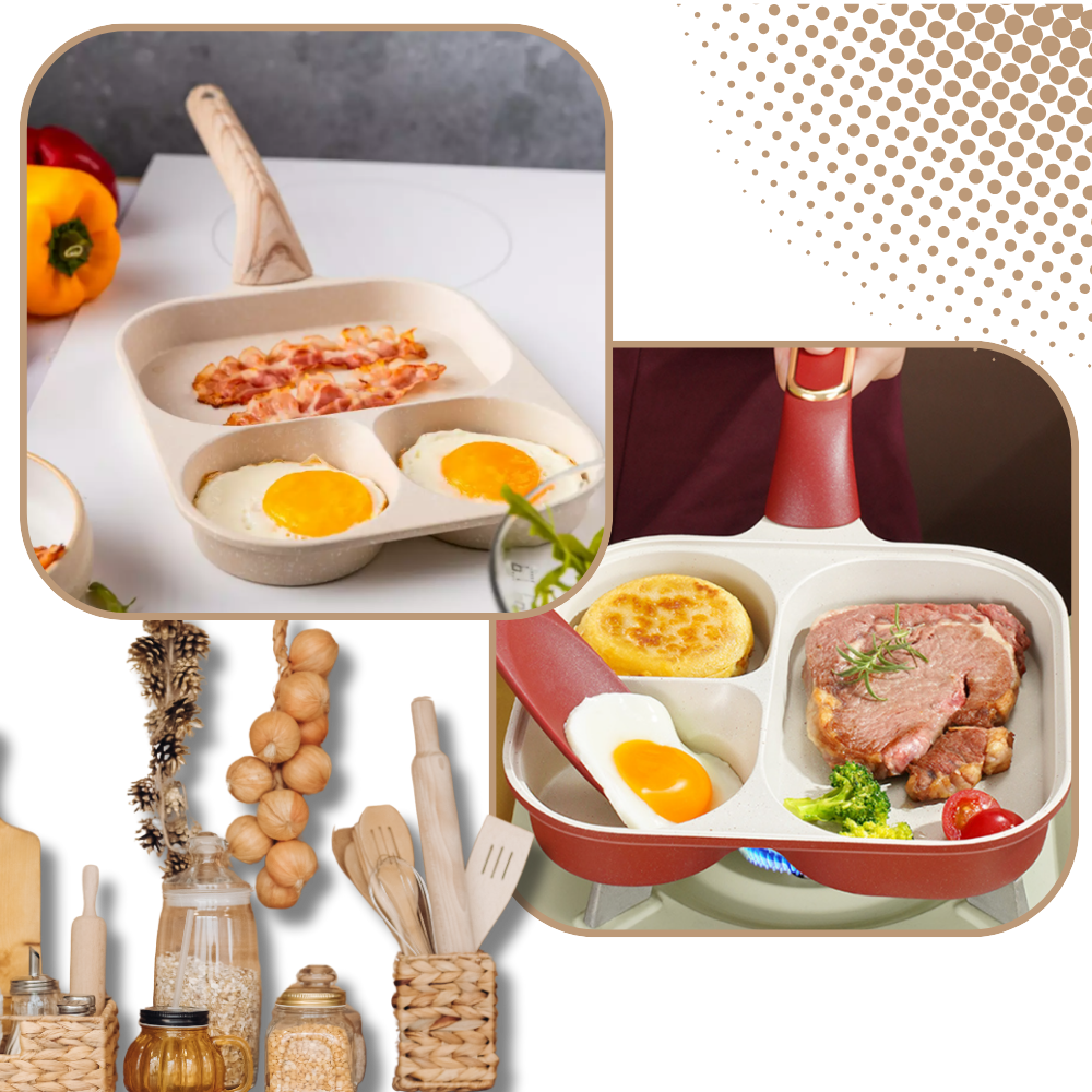 Multi-Section Cooking Pan