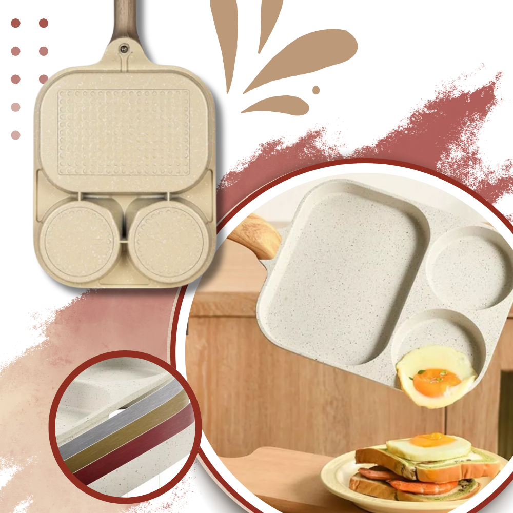 Multi-Section Cooking Pan