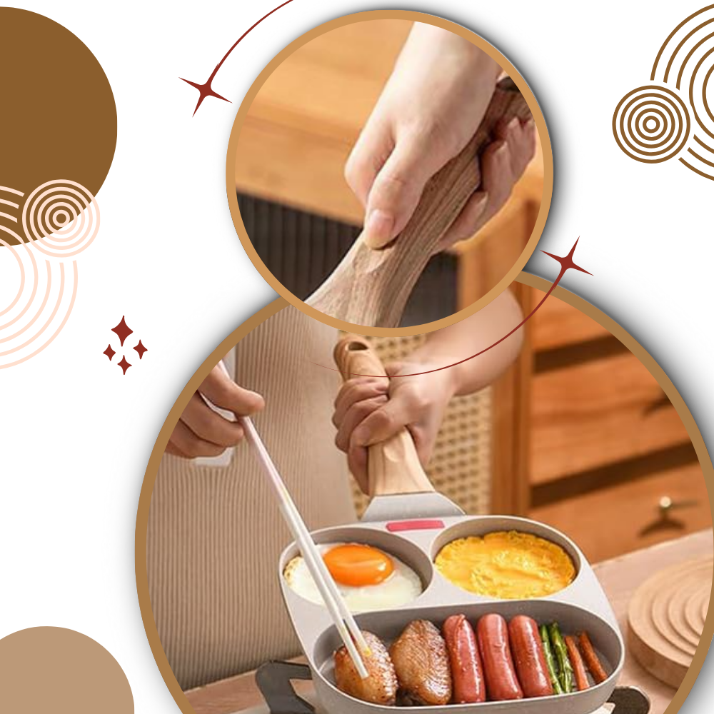 Multi-Section Cooking Pan