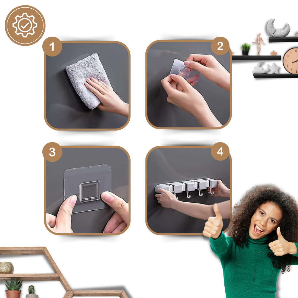 Multifunctional Broom Holder