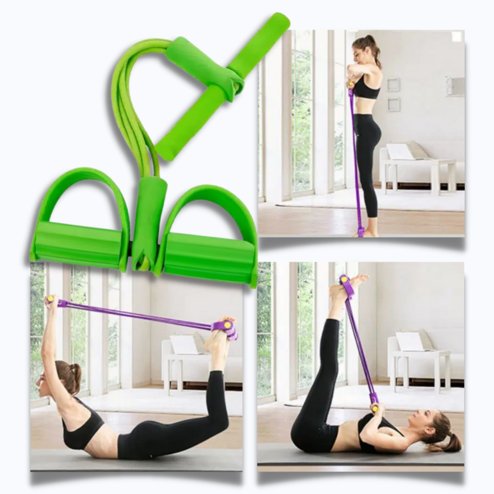 Multifunctional Pedal Resistance Bands Fitness 4 Tube