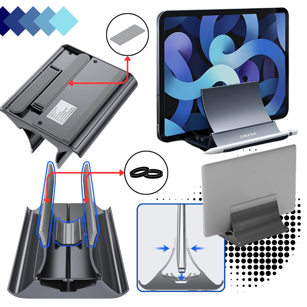 Multifunctional Stable Vertical Laptop Stand