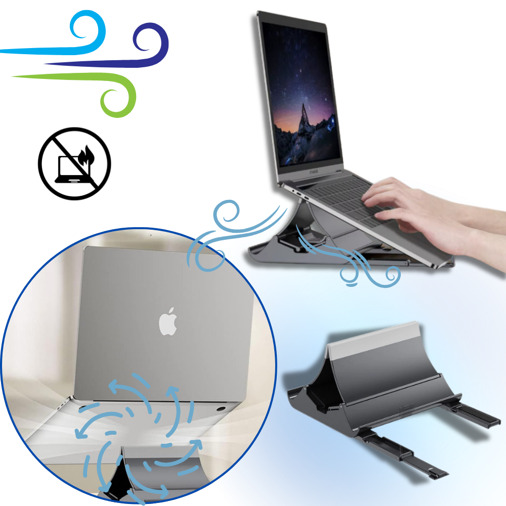 Multifunctional Stable Vertical Laptop Stand